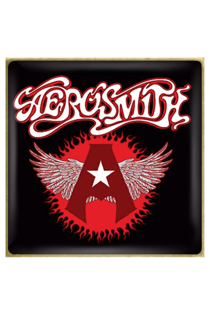 Значок RockMerch Aerosmith - фото 1 - rockbunker.ru