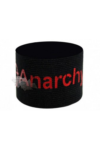 Напульсник Anarchy красный - фото 1 - rockbunker.ru