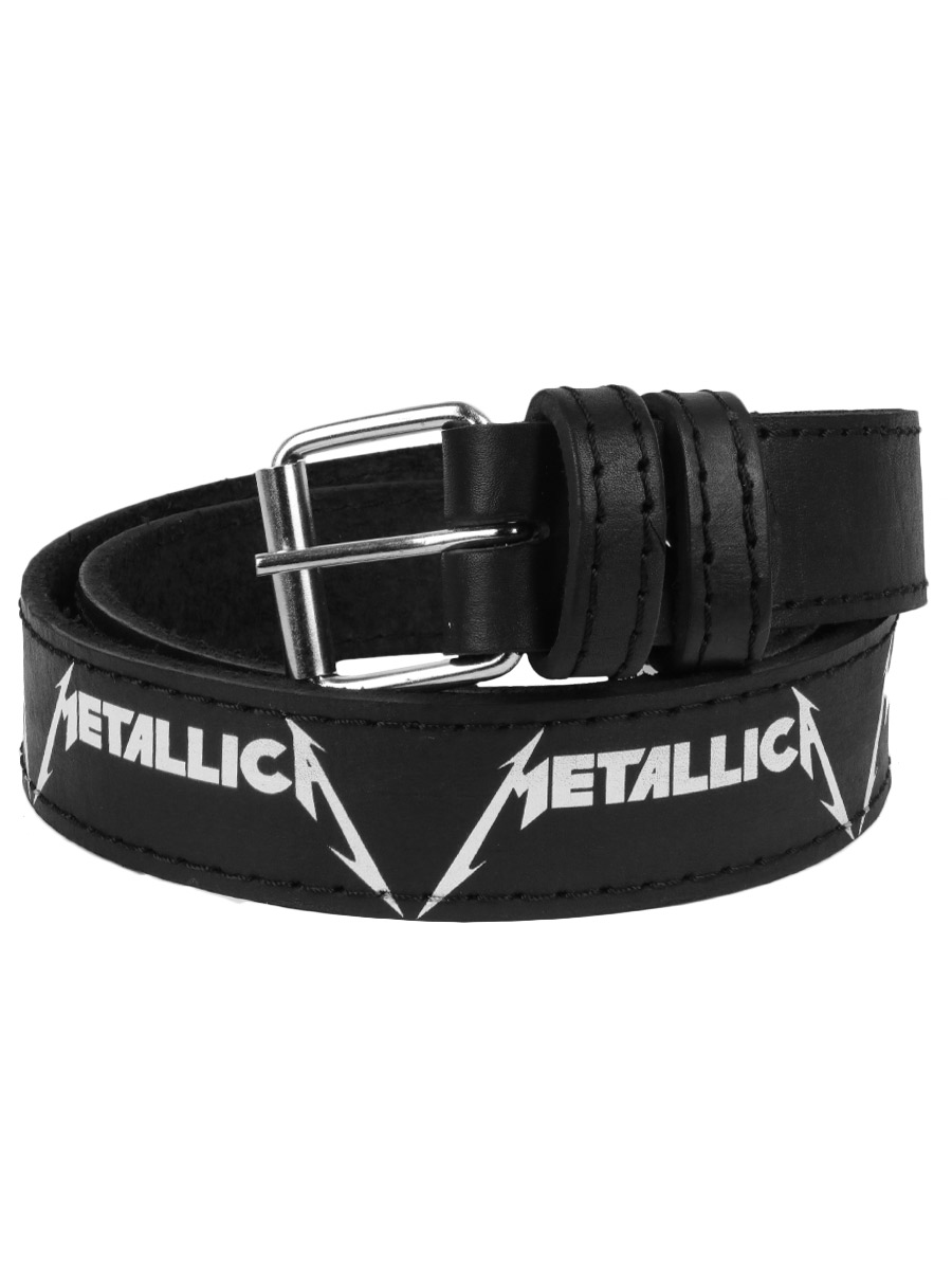 Ремень с аэрографией 35 мм RockMerch Metallica - фото 1 - rockbunker.ru