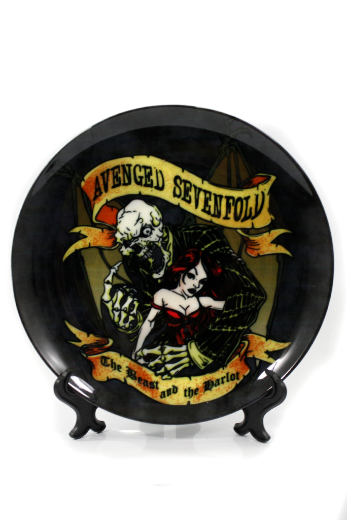 Тарелка Avenged Sevenfold Beast and The Harlot - фото 1 - rockbunker.ru