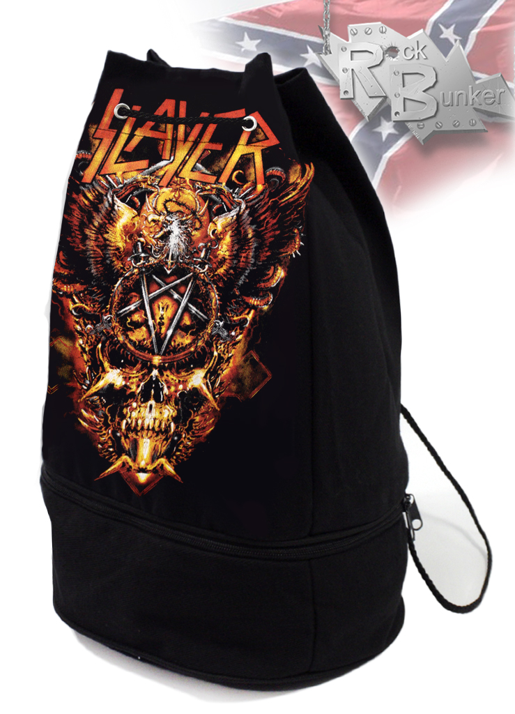 Мешок заплечный с карманом Slayer - фото 2 - rockbunker.ru