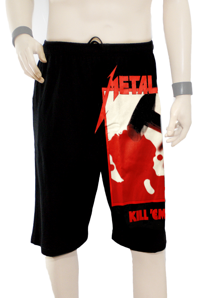 Шорты Metallica Kill em All - фото 1 - rockbunker.ru
