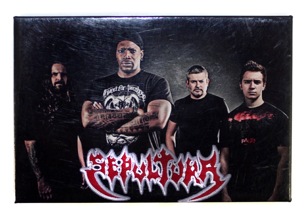 Магнит RockMerch Sepultura - фото 1 - rockbunker.ru