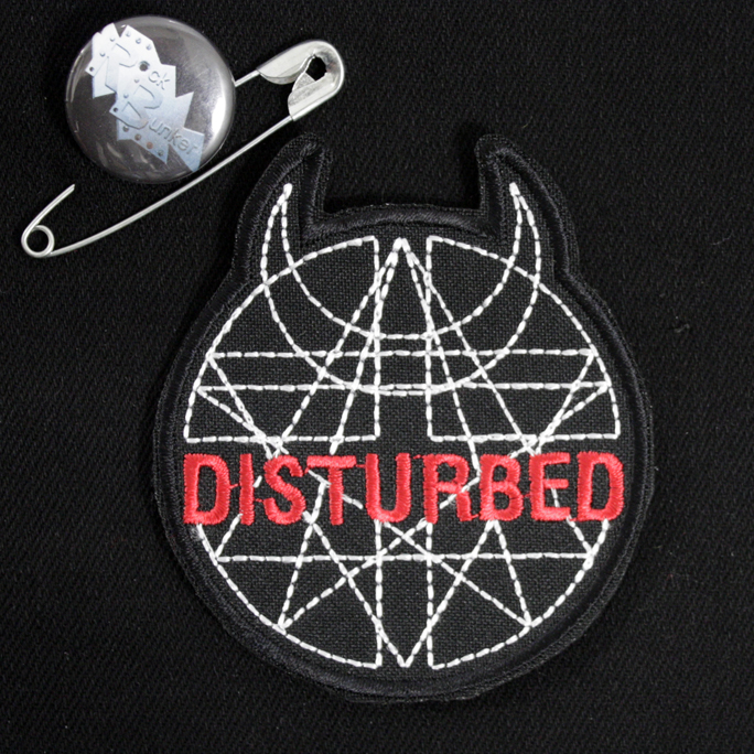 Нашивка Disturbed - фото 1 - rockbunker.ru