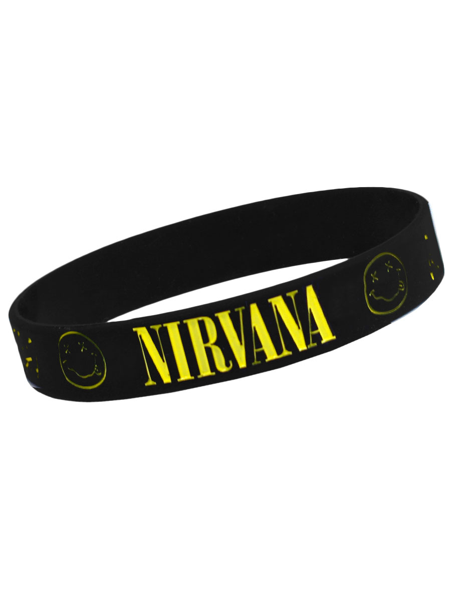 Браслет силиконовый Nirvana - фото 1 - rockbunker.ru