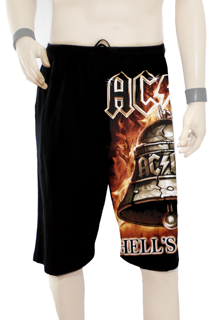 Шорты AC DC Hells Bells - фото 1 - rockbunker.ru