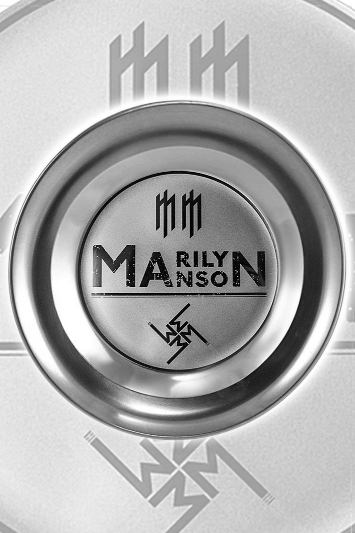 Тарелка Marilyn Manson - фото 1 - rockbunker.ru