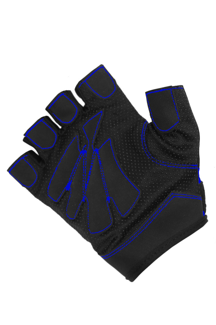 Мотоперчатки кожаные Xavia Racing синие - фото 2 - rockbunker.ru