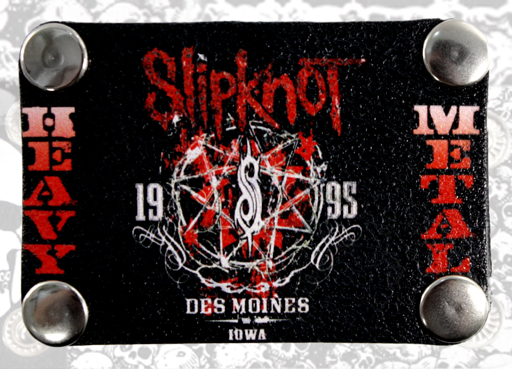 Накладка на браслет RockMerch Slipknot - фото 1 - rockbunker.ru