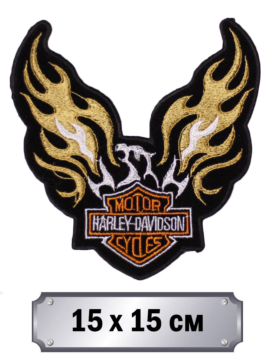 Термонашивка Harley Davidson - фото 1 - rockbunker.ru