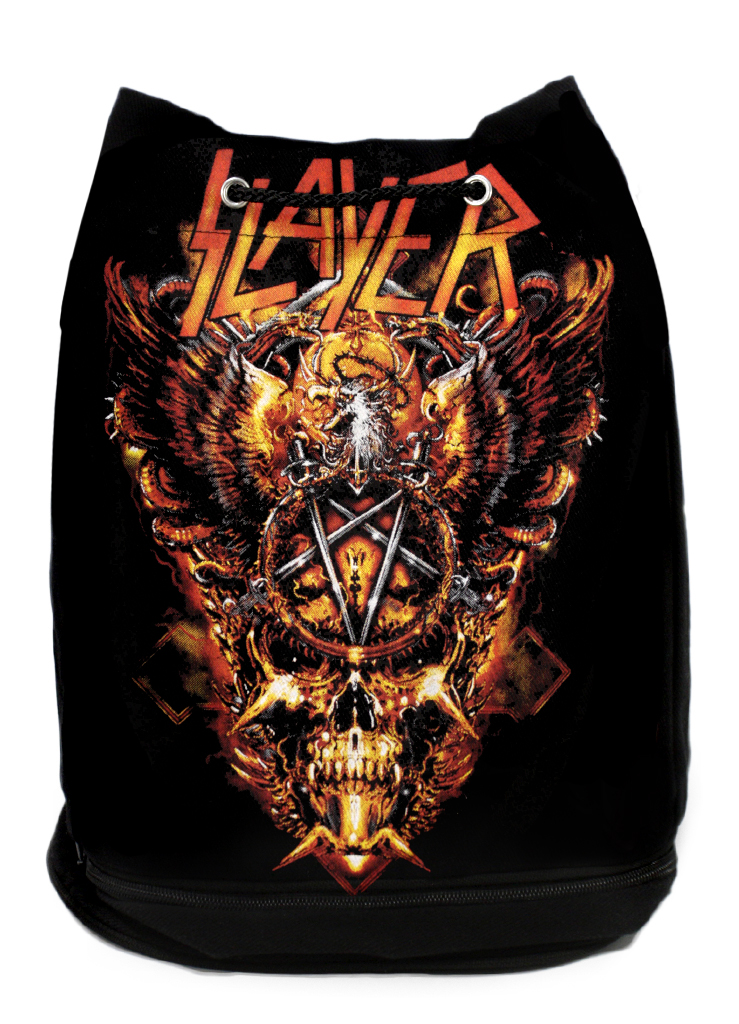 Мешок заплечный с карманом Slayer - фото 1 - rockbunker.ru