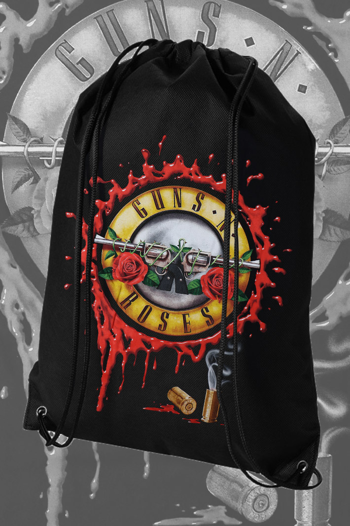 Мешок заплечный Guns N Roses - фото 1 - rockbunker.ru