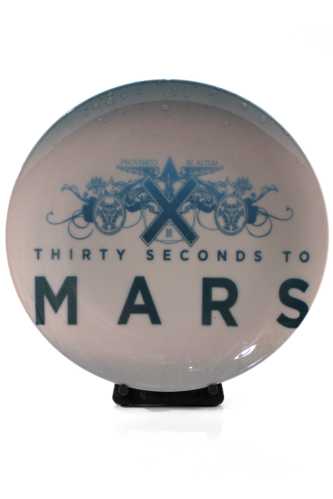 Тарелка 30 Seconds To Mars - фото 1 - rockbunker.ru