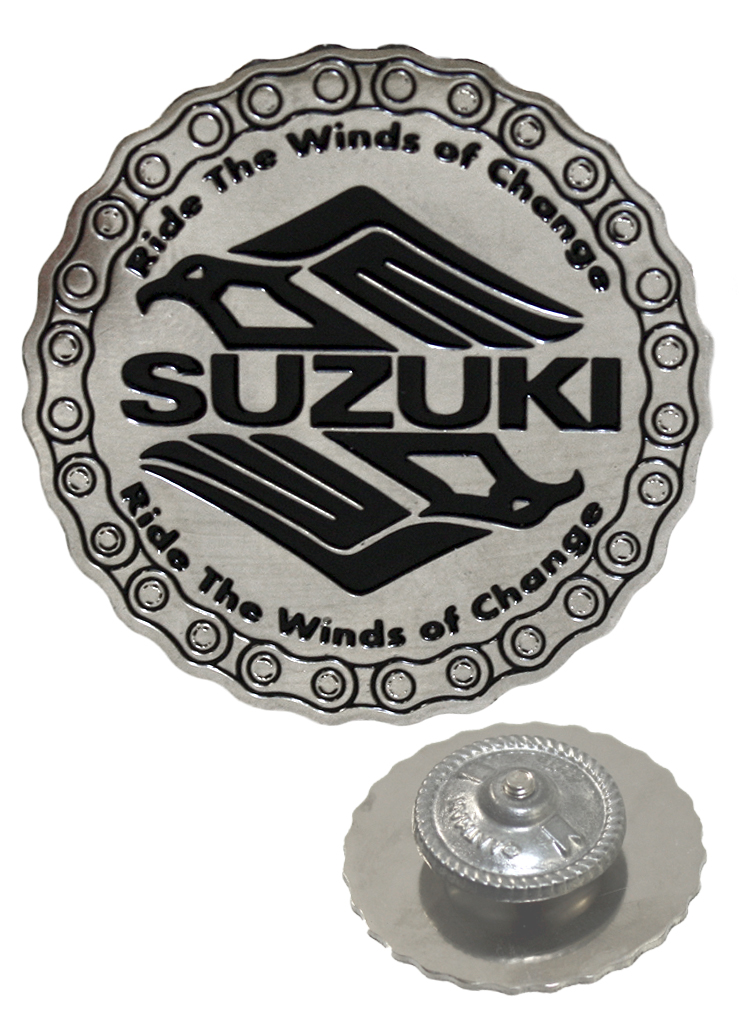 Значок Suzuki Ride The Winds Of Chancge - фото 1 - rockbunker.ru