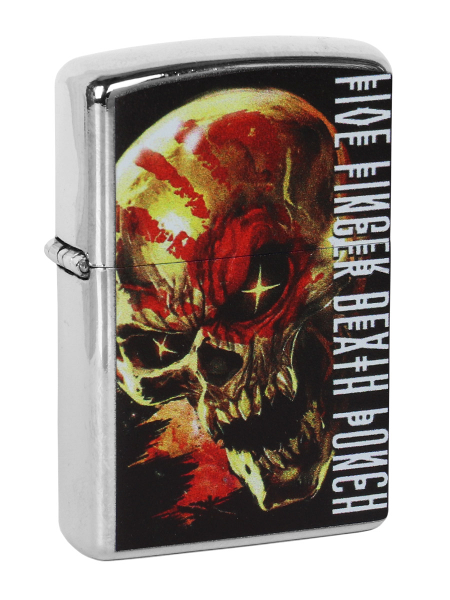 Зажигалка RockMerch с принтом Five Finger Death Punch - фото 1 - rockbunker.ru