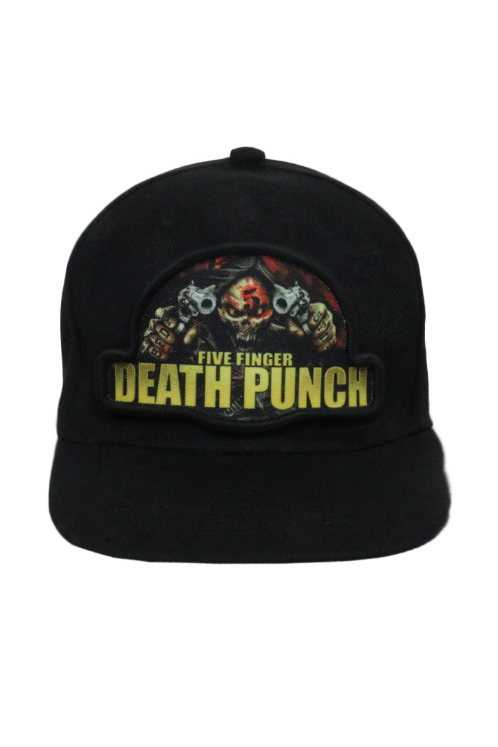 Бейсболка снэпбэк Five Finger Death Punch с нашивкой - фото 2 - rockbunker.ru