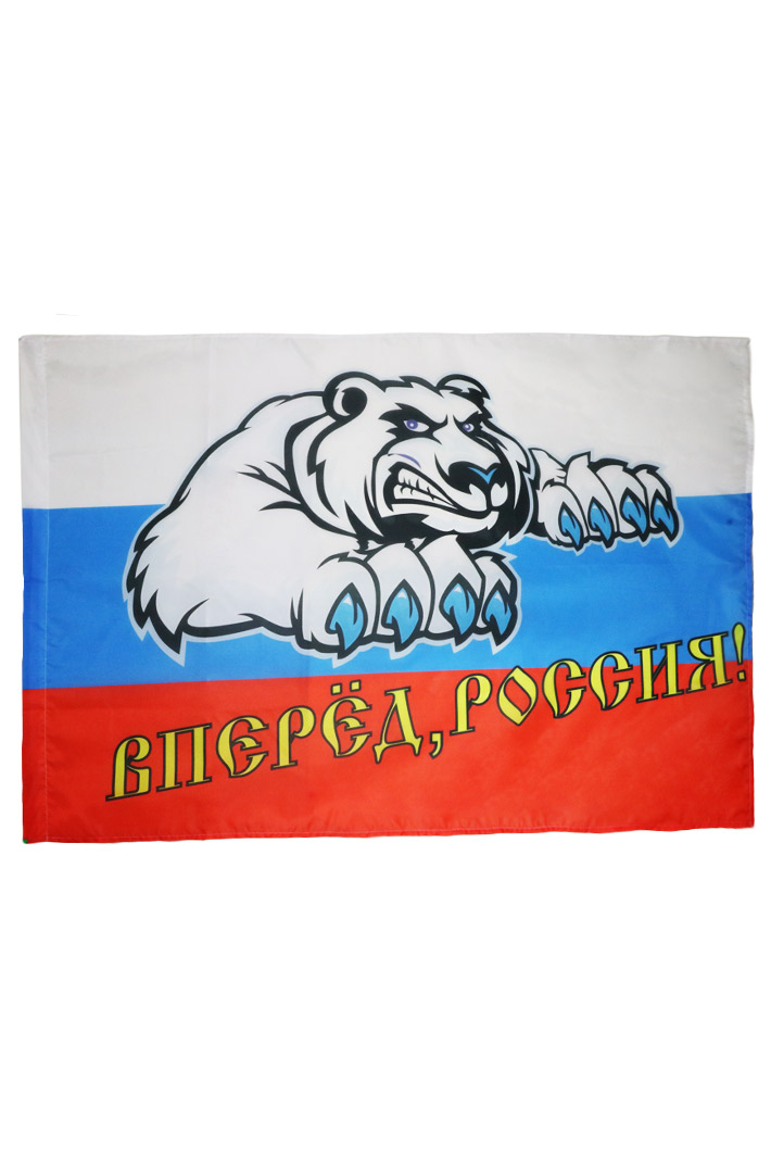 Флаг Вперед Россия - фото 1 - rockbunker.ru
