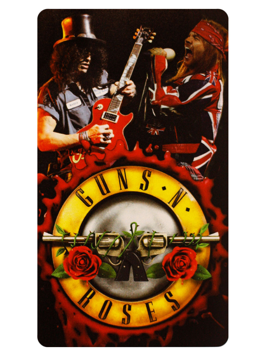 Наклейка-стикер Rock Merch Guns N Roses - фото 1 - rockbunker.ru