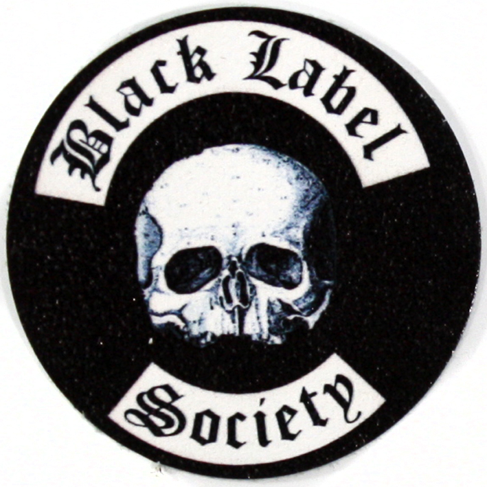 Кожаная нашивка Black Label Society - фото 1 - rockbunker.ru