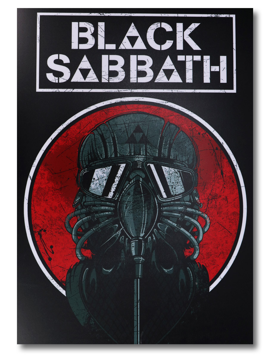 Плакат пластиковый Black Sabbath - фото 1 - rockbunker.ru