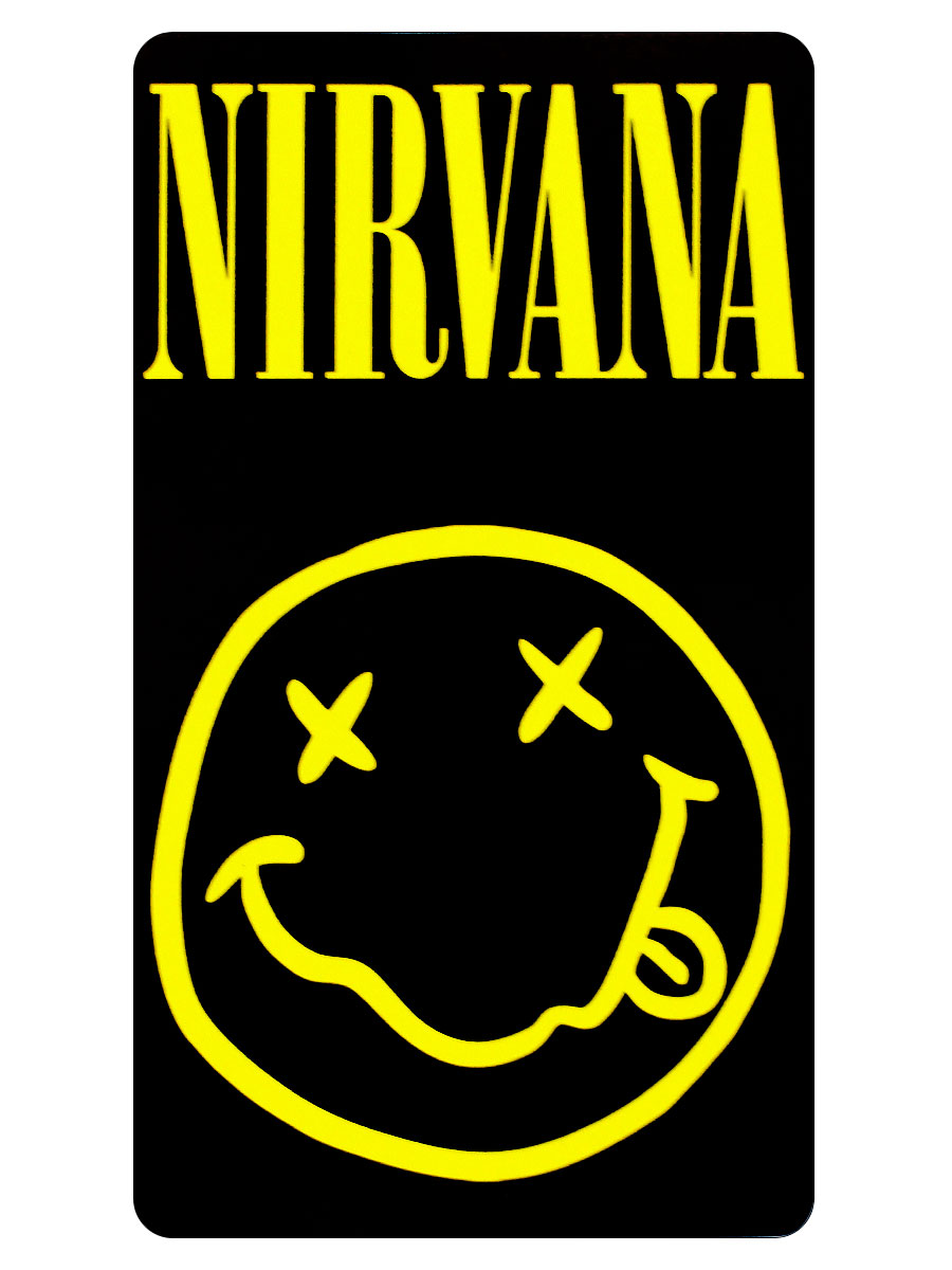 Наклейка-стикер Rock Merch Nirvana - фото 1 - rockbunker.ru