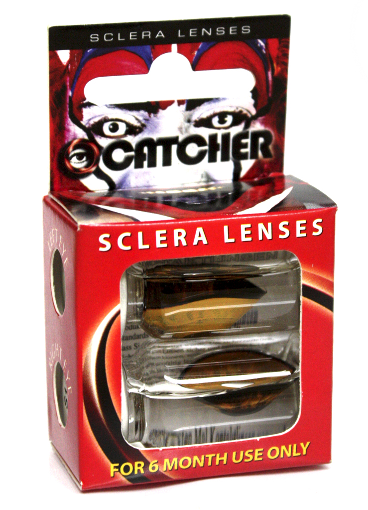 Линзы склеральные Catcher Sclera lenses Orange Demon - фото 2 - rockbunker.ru