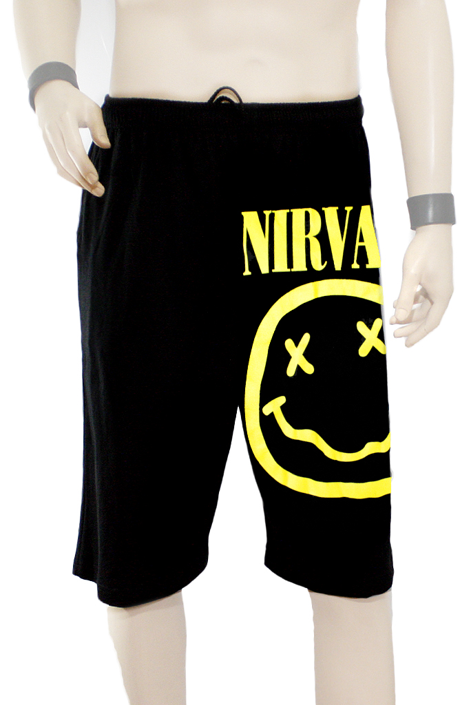 Шорты Nirvana Smile - фото 1 - rockbunker.ru