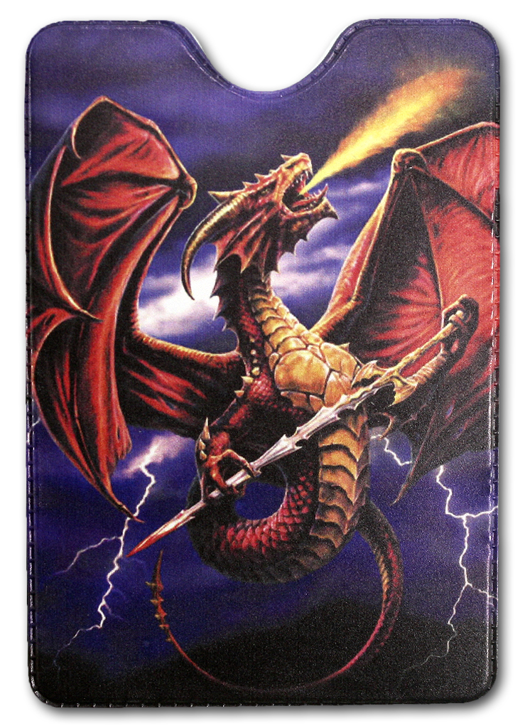 Обложка для проездного RockMerch Дракон с мечом - фото 1 - rockbunker.ru