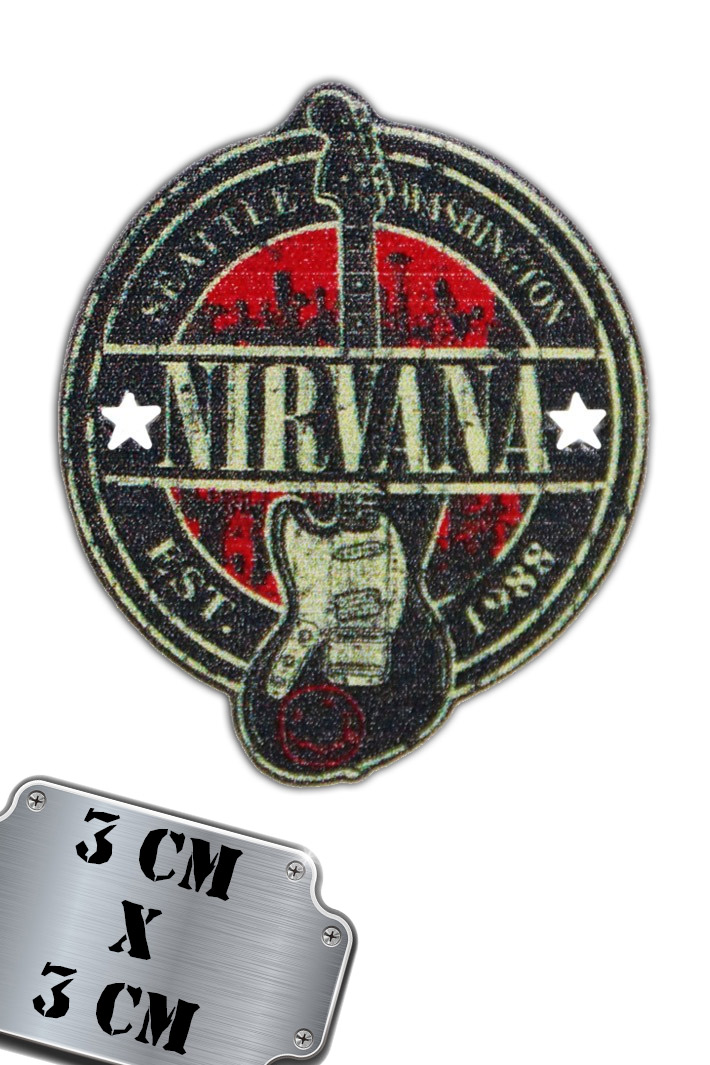 Значок-пин Nirvana - фото 1 - rockbunker.ru