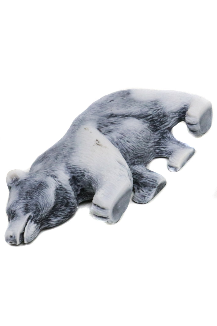 Сувенир магнит медведь бурый барельеф №2 - фото 1 - rockbunker.ru