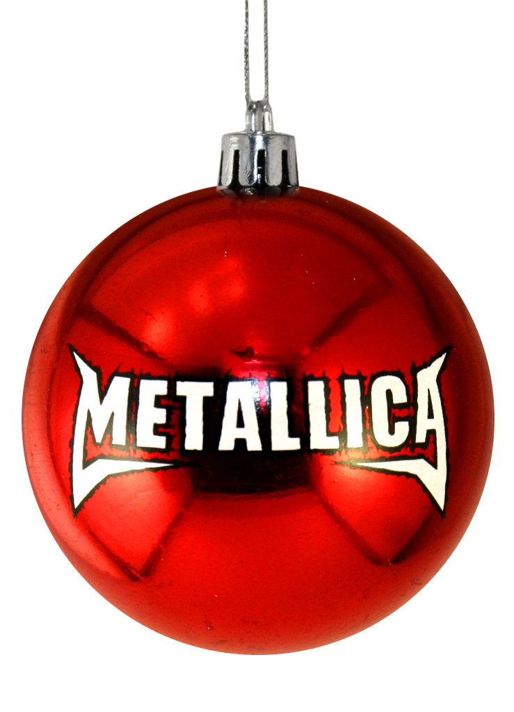 Елочный шар RockMerch Metallica - фото 1 - rockbunker.ru