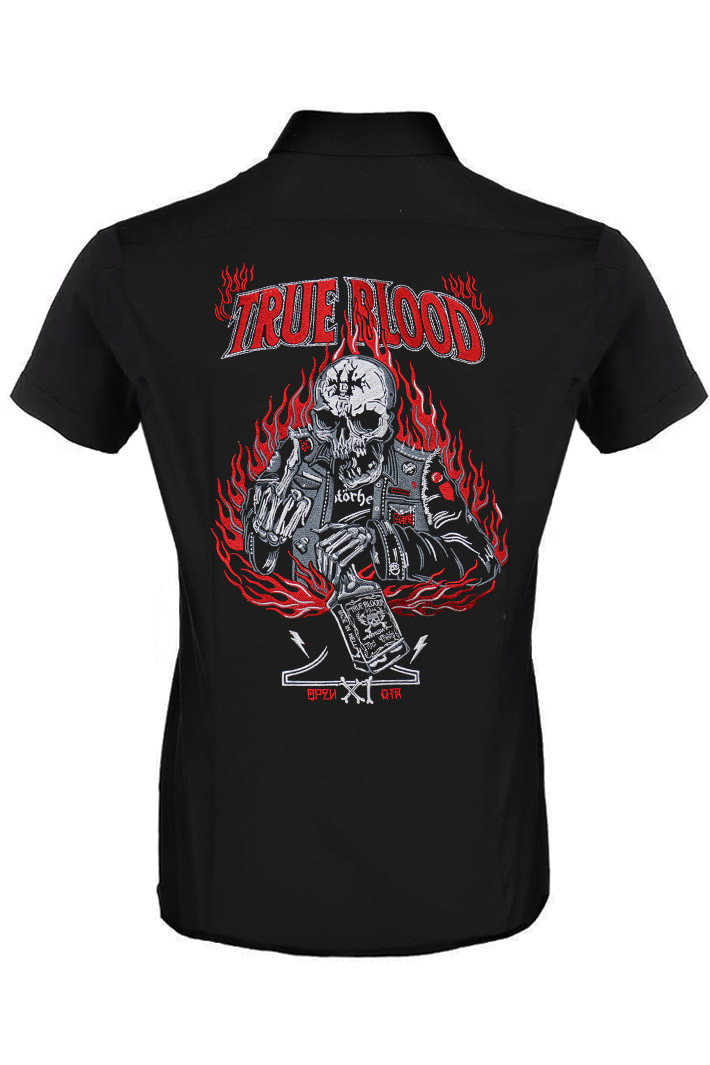 Рубашка True Blood Made In Hell - фото 2 - rockbunker.ru