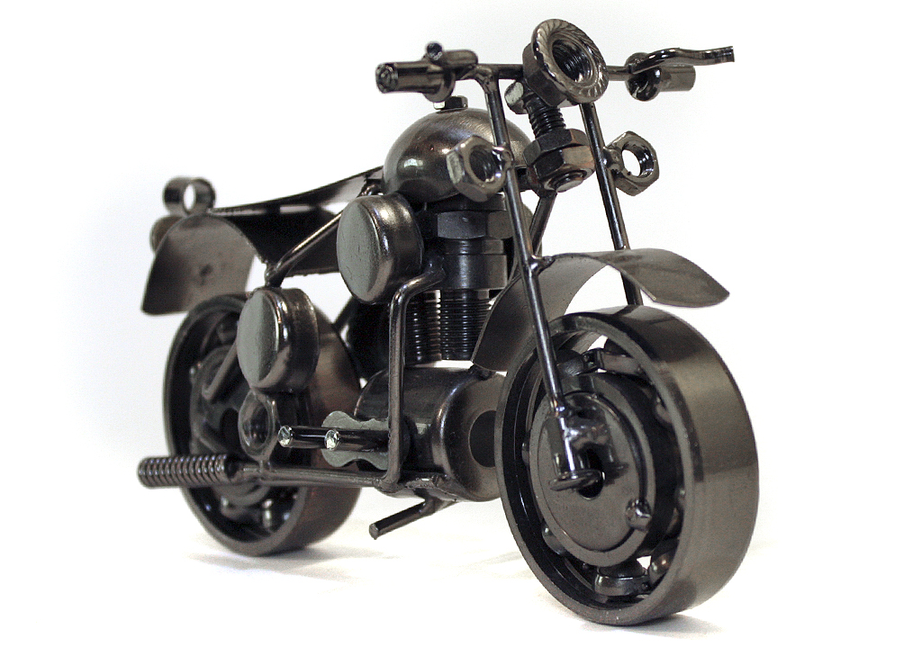 Сувенирная модель Мотоцикл ручной работы МРС027 - фото 1 - rockbunker.ru