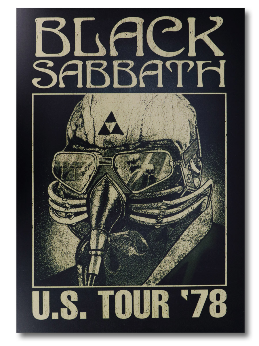 Плакат пластиковый Black Sabbath US Tour - фото 1 - rockbunker.ru