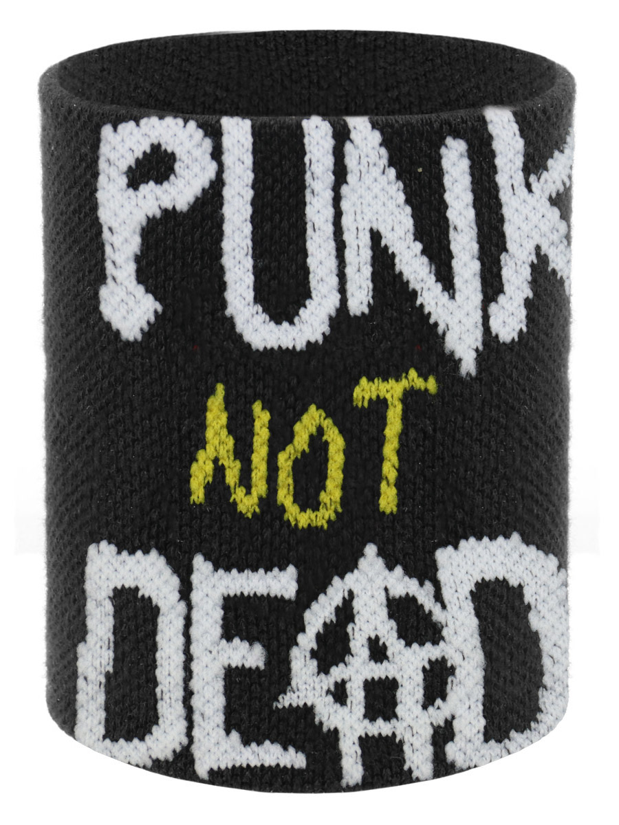 Напульсник Punk not Dead чёрный - фото 1 - rockbunker.ru