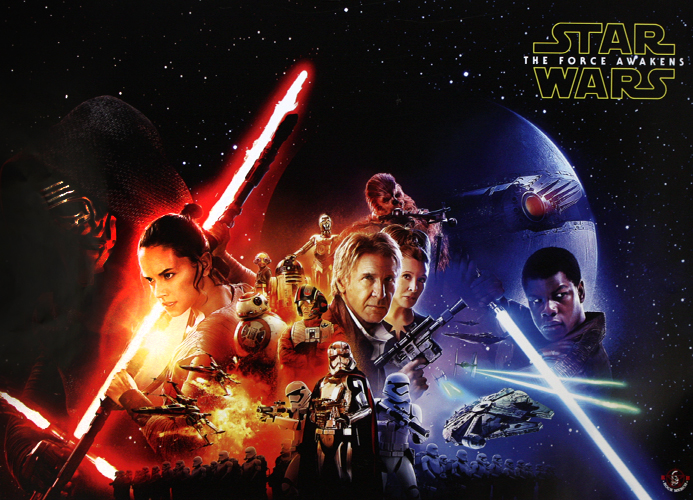 Плакат RockMerch Star Wars The Force Awakens - фото 1 - rockbunker.ru