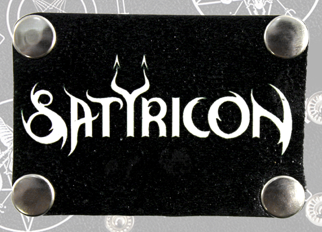 Накладка на браслет RockMerch Satyricon - фото 1 - rockbunker.ru
