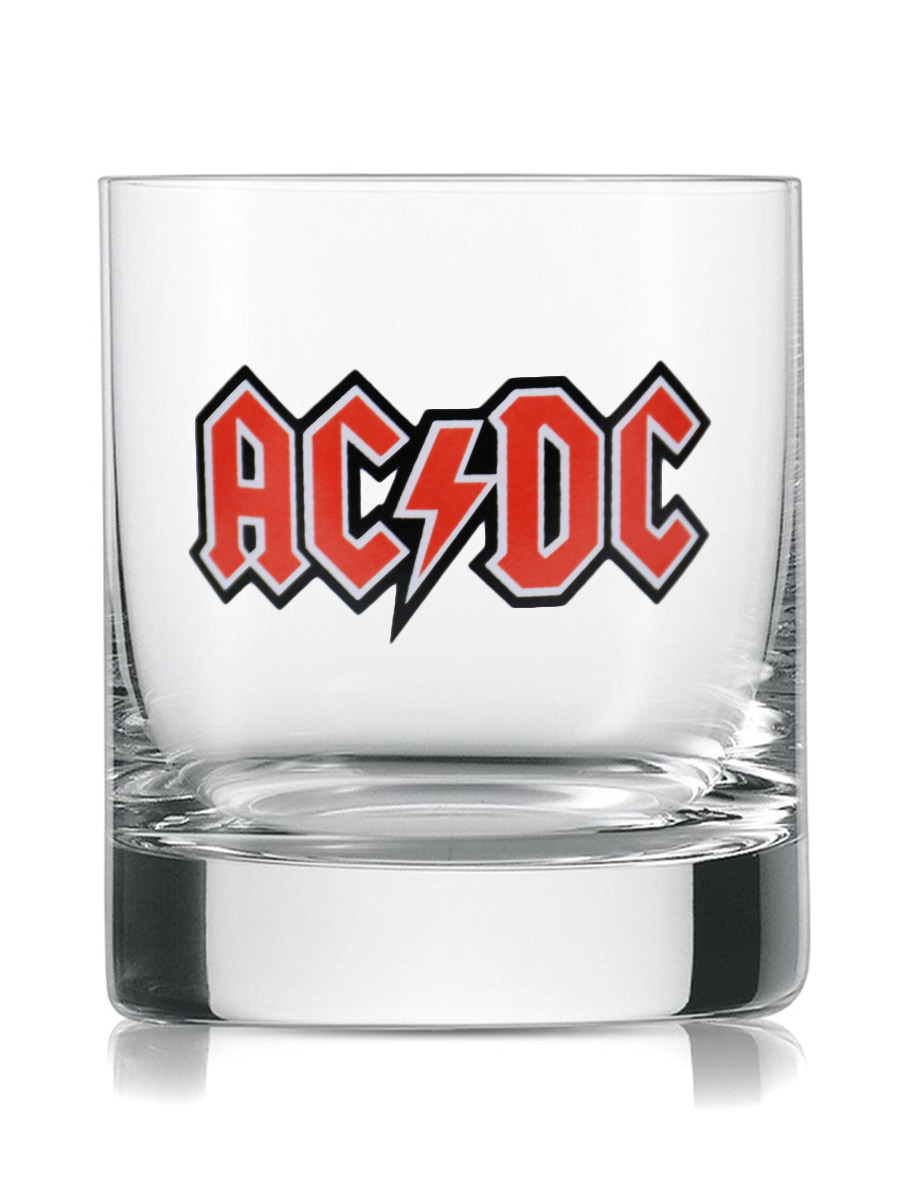 Стакан для виски Rock Merch AC DC - фото 1 - rockbunker.ru