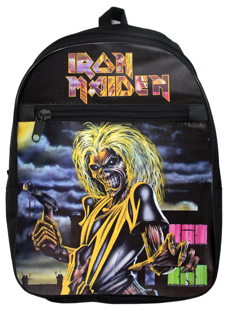 Рюкзак Iron Maiden из кожзаменителя - фото 1 - rockbunker.ru