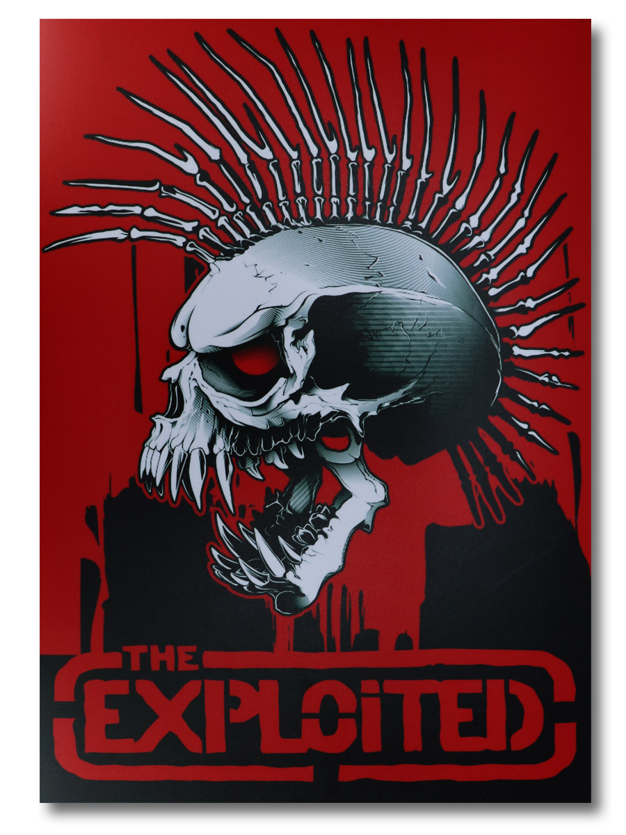Плакат пластиковый Exploited - фото 1 - rockbunker.ru