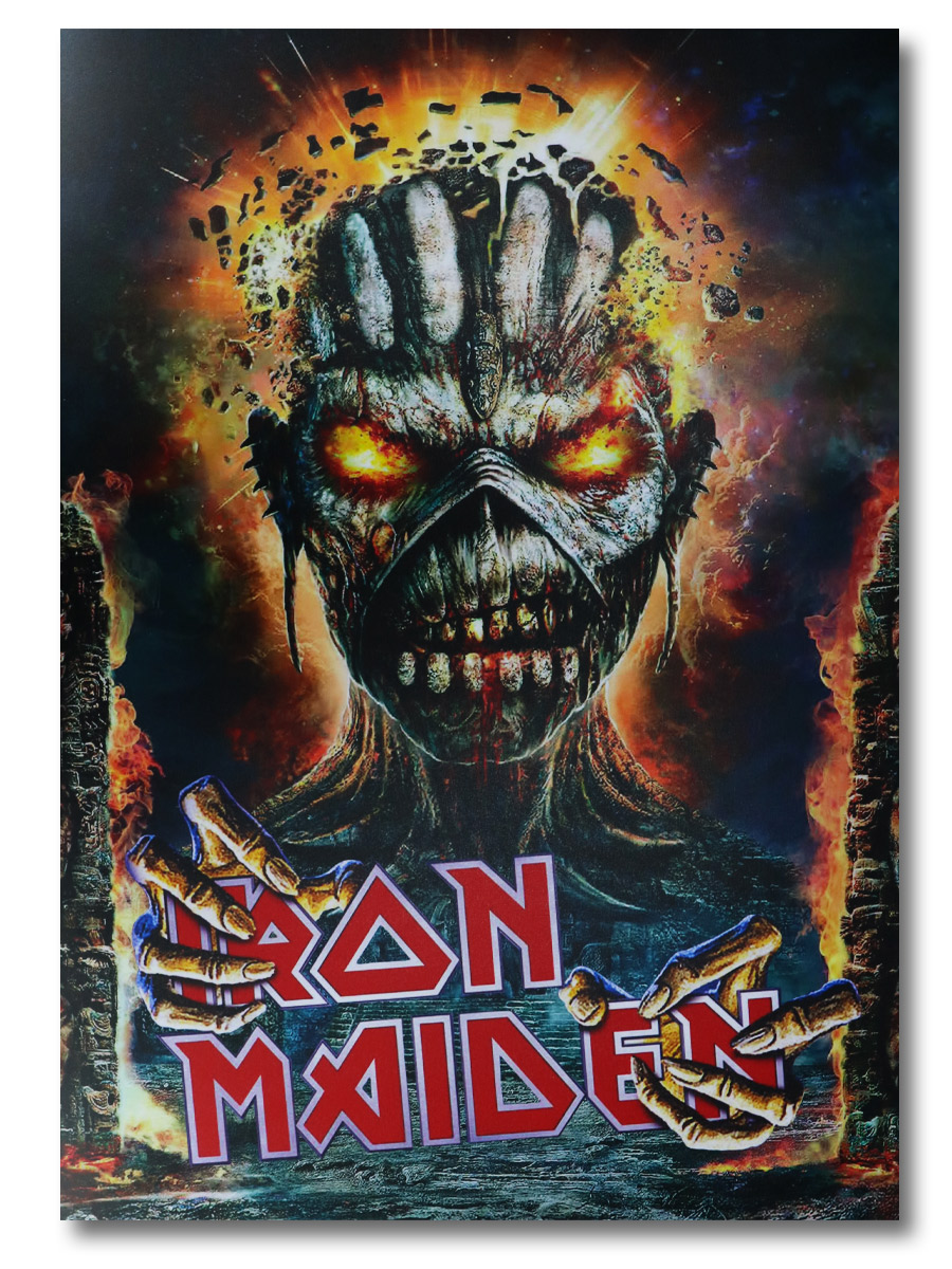 Плакат пластиковый Iron Maiden - фото 1 - rockbunker.ru