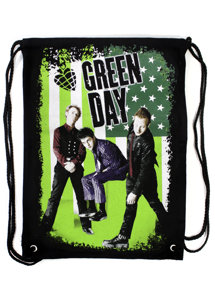 Мешок заплечный Green Day - фото 1 - rockbunker.ru