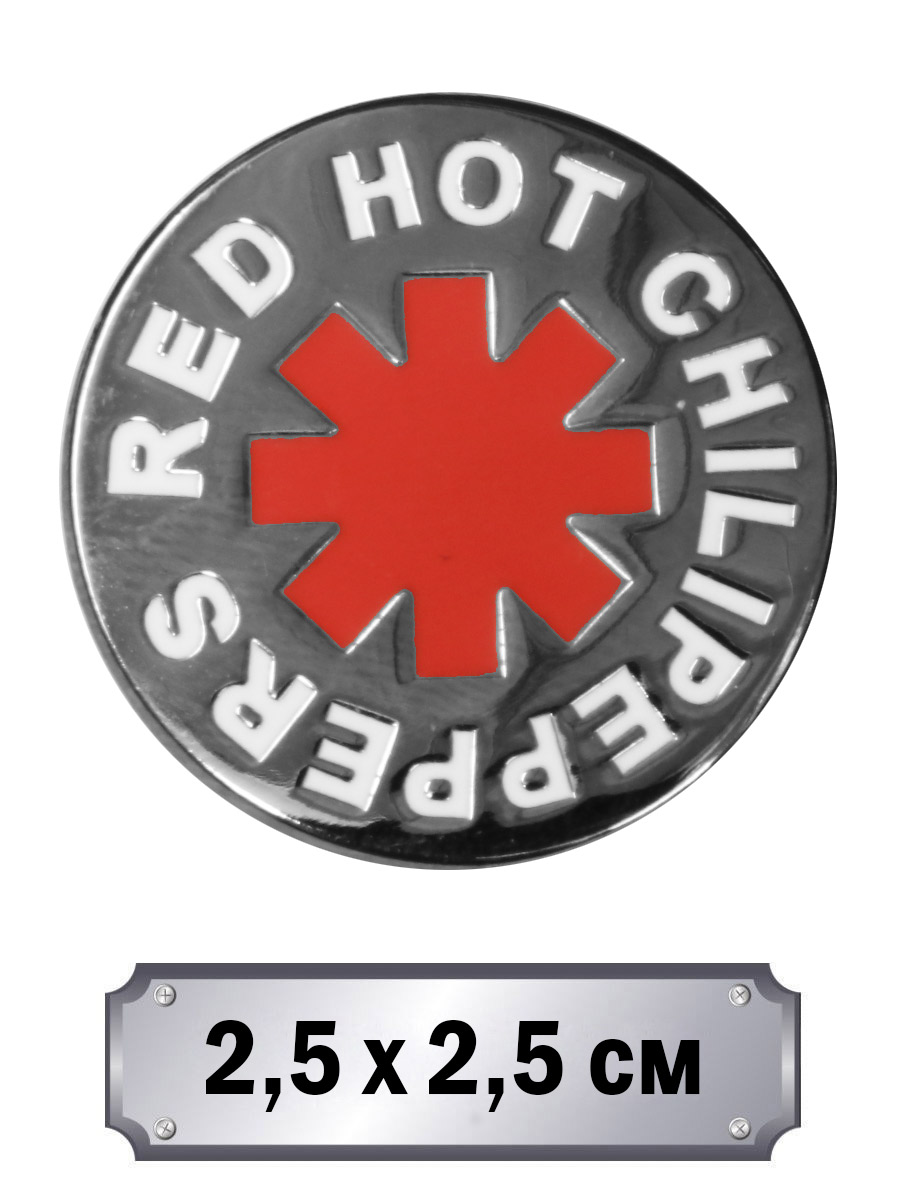 Значок Red Hot Chili Peppers - фото 1 - rockbunker.ru