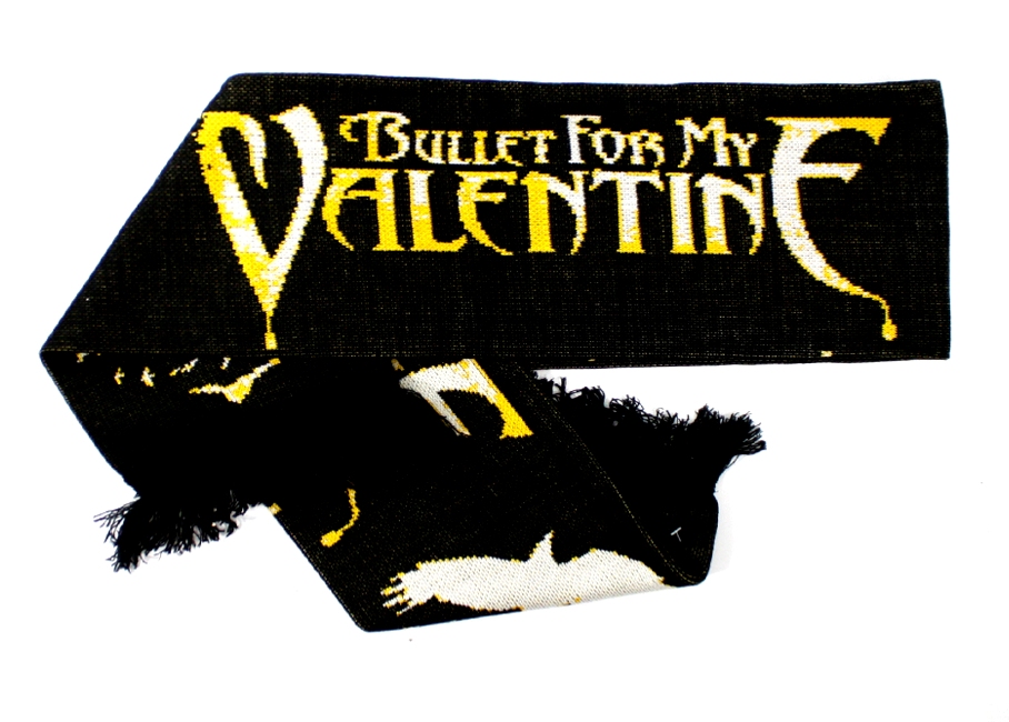 Шарф зимний Bullet for my Valentine - фото 2 - rockbunker.ru