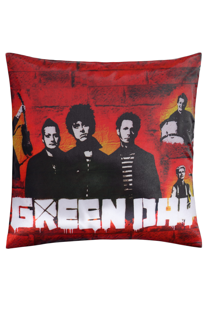 Подушка Green Day - фото 1 - rockbunker.ru