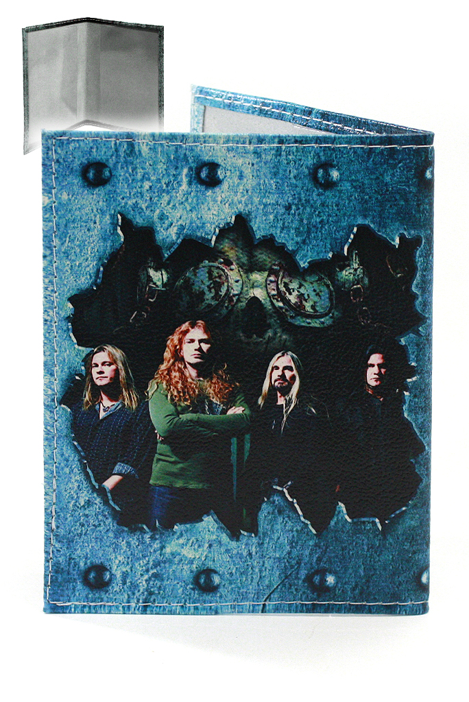 Обложка на паспорт RockMerch Megadeth - фото 2 - rockbunker.ru