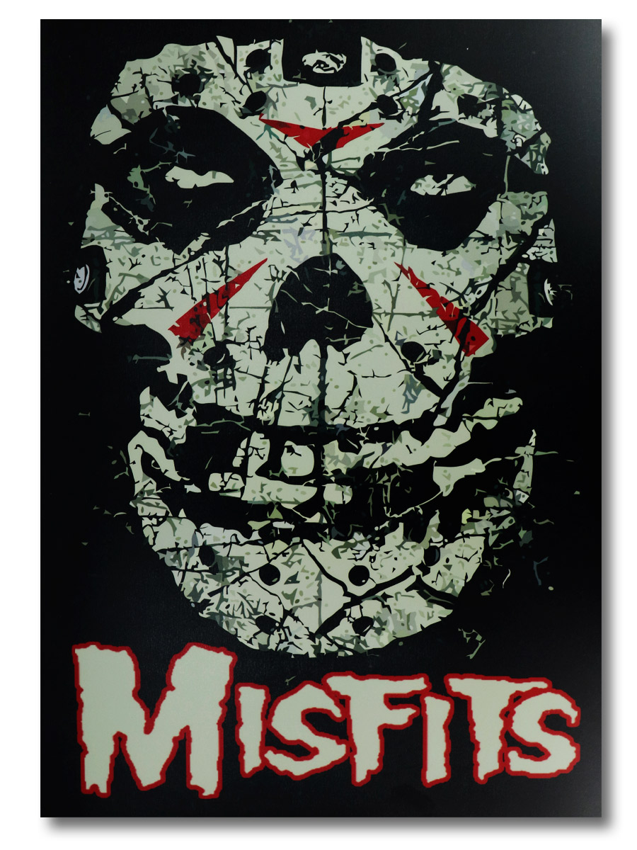 Плакат пластиковый Misfits - фото 1 - rockbunker.ru