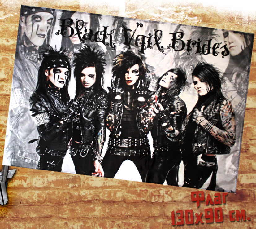 Флаг Black Veil Brides - фото 1 - rockbunker.ru