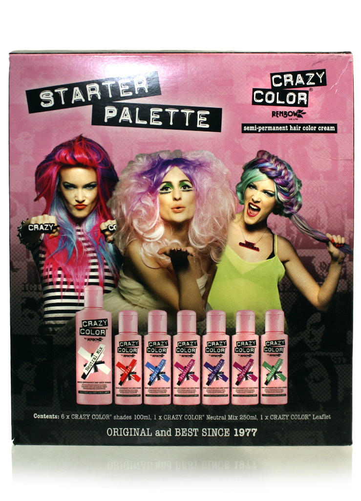 Краска для волос Crazy Color Extreme Starter Palette - фото 1 - rockbunker.ru