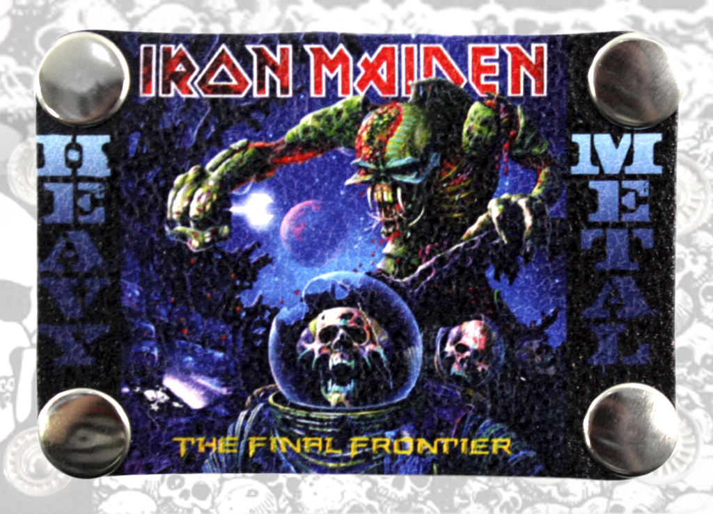 Накладка на браслет RockMerch Iron Maiden The final frontier - фото 1 - rockbunker.ru
